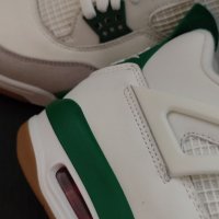 Nike Air Jordan 4 Retro Pine Green Original Нови Оригинални Мъжки Обувки Кецове Маратонки Размер 44 , снимка 9 - Кецове - 40328259