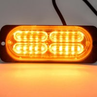 20 LED Аварийна Лампа За Пътна Помощ Жълта Блиц Мигаща Светлина 12-24V, снимка 3 - Аксесоари и консумативи - 44406594