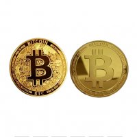 Биткойн монета ЦПУ / Bitcoin CPU ( BTC ) - Gold, снимка 2 - Нумизматика и бонистика - 39152159