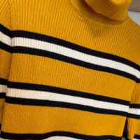 Поло в цвят горчица, размер XS/S, снимка 2 - Блузи с дълъг ръкав и пуловери - 44482355