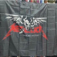 SEEK and DESTROY Metallica Flag- интериорен транспарант, снимка 1 - Китари - 40733200