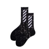 Мъжки спортни памучни чорапи - 023, снимка 4 - Мъжки чорапи - 40200667