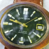 Оригинален швейцарски часовник Linthor, снимка 11 - Антикварни и старинни предмети - 41267920