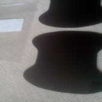 Самозалепващи черен глан стикер лепенка за врата на кола автомобил джип ван бус, снимка 2 - Аксесоари и консумативи - 36111727