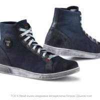 мото кецове TCX X-Street Denim Дънков плат подсилени номер 39 , снимка 1 - Маратонки - 44280910