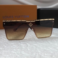 Louis Vuitton 2022 висок клас мъжки слънчеви очила унисекс дамски тип маска, снимка 6 - Слънчеви и диоптрични очила - 36083289