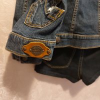 Дънково яке и дънкови панталонки Replay +малък подарък към тях, снимка 4 - Детски комплекти - 41654506