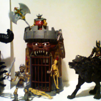 Фентъзи фигурки фигури играчки - замък, вълци, дракон рицари играчки на фирмите ELC и Simba, Papo, снимка 4 - Колекции - 44784338