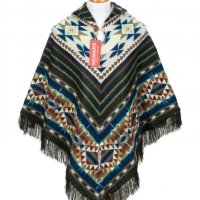 Автентично еквадорско дамско вълнено пончо, различни цветове, снимка 3 - Палта, манта - 35855932