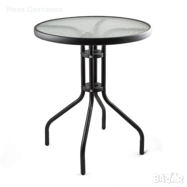 Maca Muhler 60xH74cm, стъклен плот, снимка 1