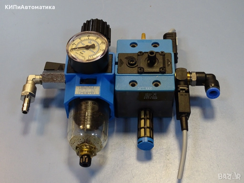 пневмогрупа Festo LER-1/4-S-B MFHE-3-1/4B, снимка 1