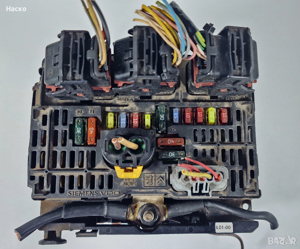 BSM L01-00 Модул Бушониера Бушонно Табло БСМ-Л01-00 BSM-L01-00 9656593780 Peugeot 407 Пежо 407, снимка 1
