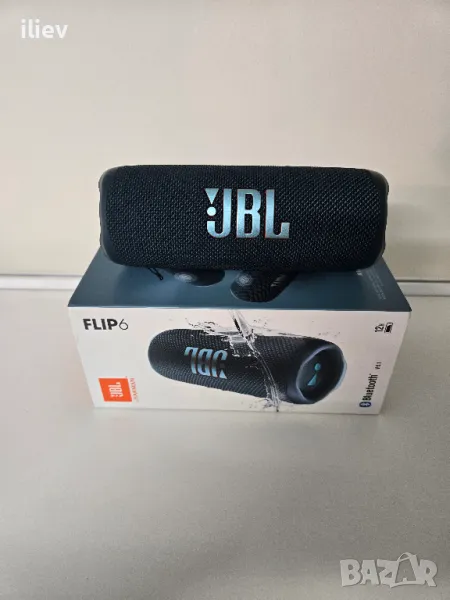 Портативна колонка JBL - Flip 6, водоустойчива, синя Чисто нова., снимка 1