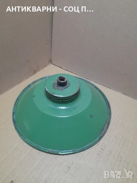 Соц Стара Емайлирана Лампа., снимка 1