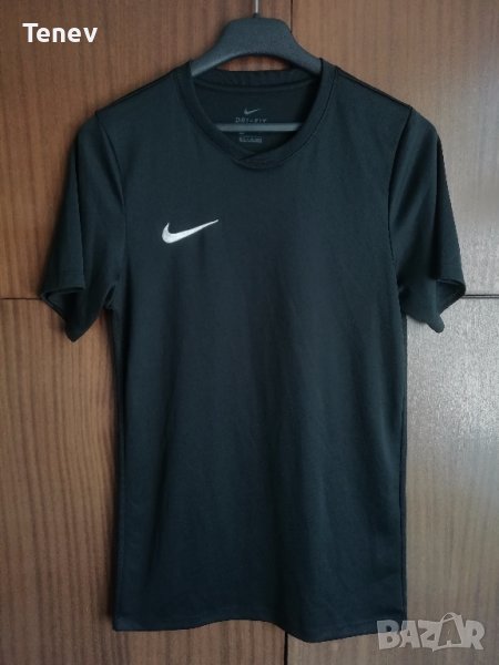 Nike оригинална черна мъжка тениска фланелка размер S , снимка 1
