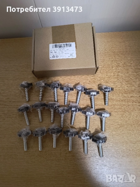 20 броя Hao Pro M10 30 мм винт с шестостенна дръжка, звездовидни копчета, удобен захват,, снимка 1