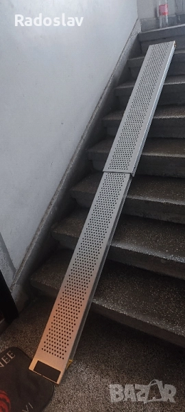 Рампа алуминиева, телескопична - дължина 242 см, ширина 25см, снимка 1