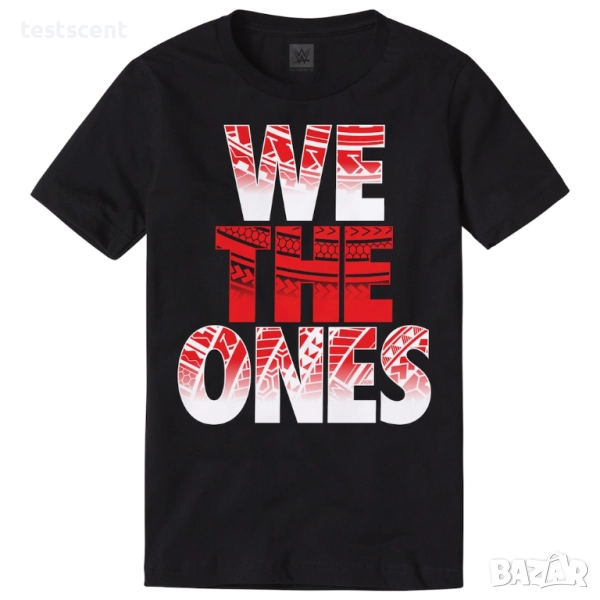 Мъжка тениска WWE The Bloodline We The Ones Tribal T-Shirt M Med в черно Black , снимка 1