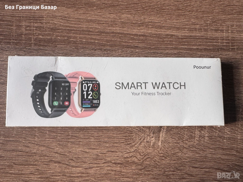 Нова смарт гривна Интелигентен фитнес часовник с мониторинг на здравето и спорт, снимка 1