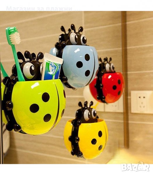 ПОСТАВКА ЗА ЧЕТКИ ЗА ЗЪБИ КАЛИНКА, ЗА СТЕНА - код 1691, снимка 1