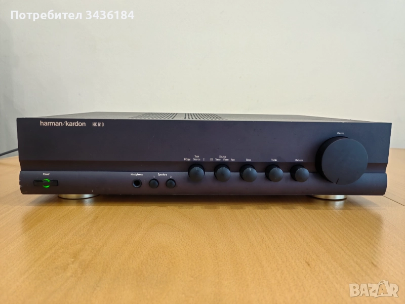 Качествено изграден стерео усилвател HARMAN KARDON HK-610, снимка 1