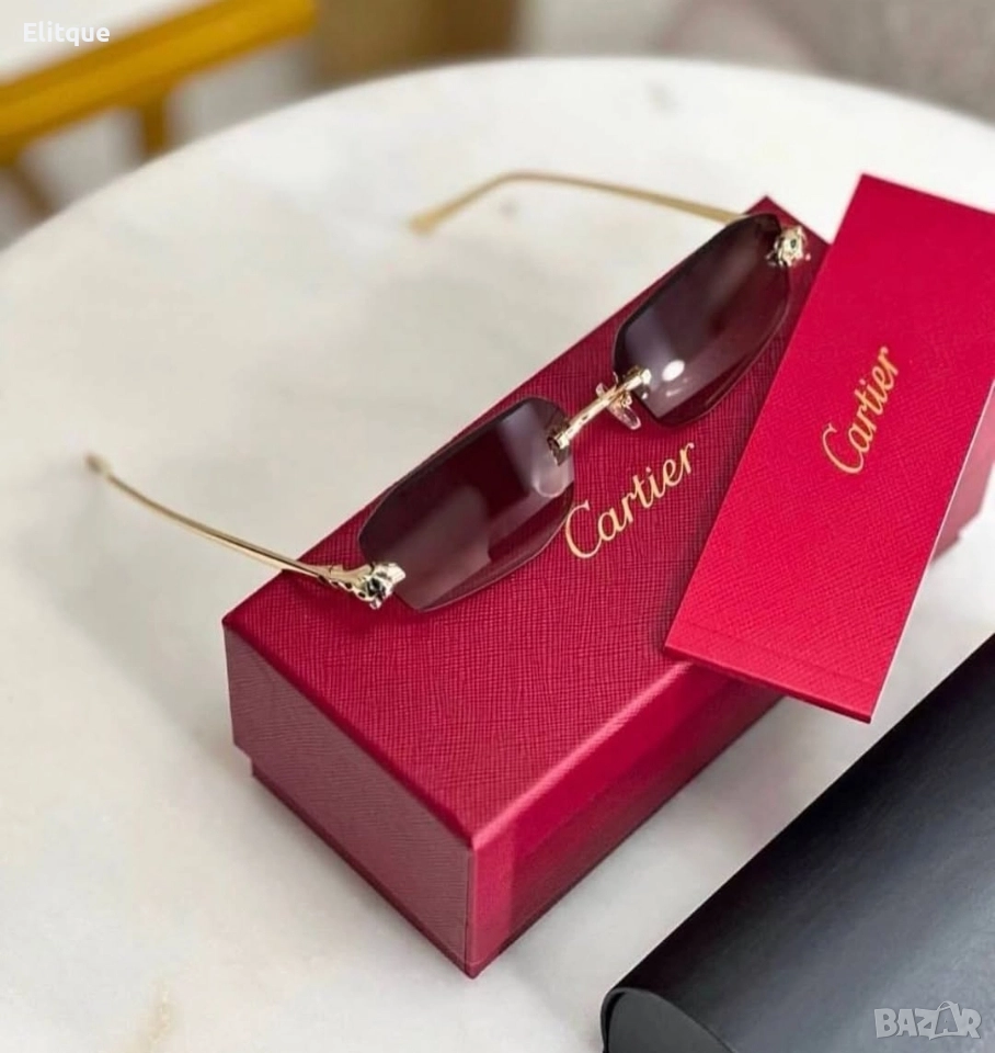 очила с черен обикновен калъф и Ув защита carter , снимка 1