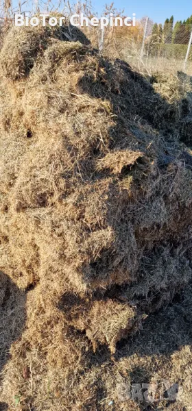 Компост от Прегоряла Трева-Рай Грас 50л чували, снимка 1