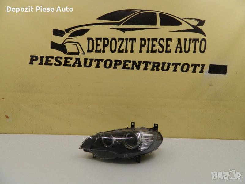 Ляв фар BMW X6 E71 Bi-Xenon адаптивен, 2008, 2009, 2010, 2011, 2012, оригинален код 7271361093, снимка 1