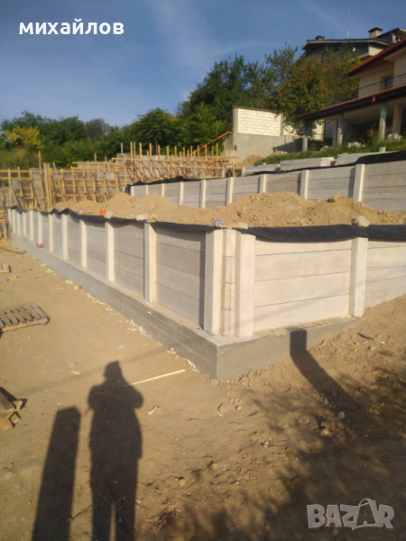 Подпорни стени с модулни елементи, снимка 1