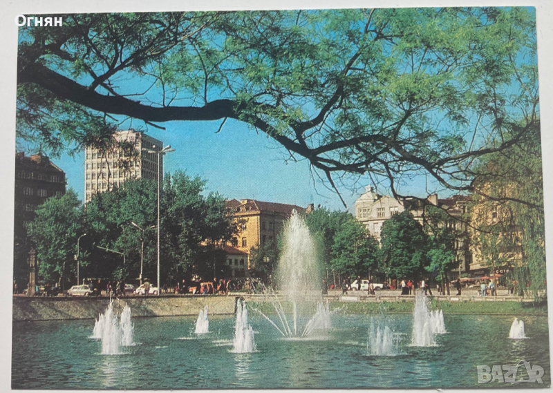 Картичка Парка на свободата - езерото, снимка 1