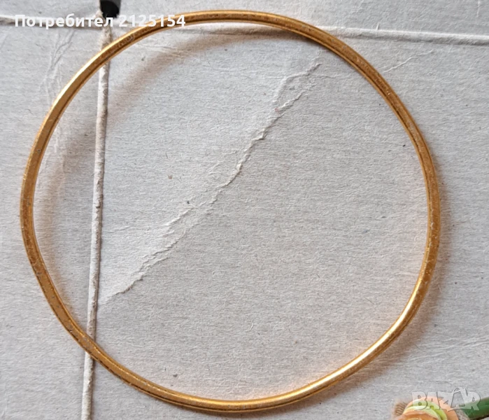 Гривна с позлата , снимка 1