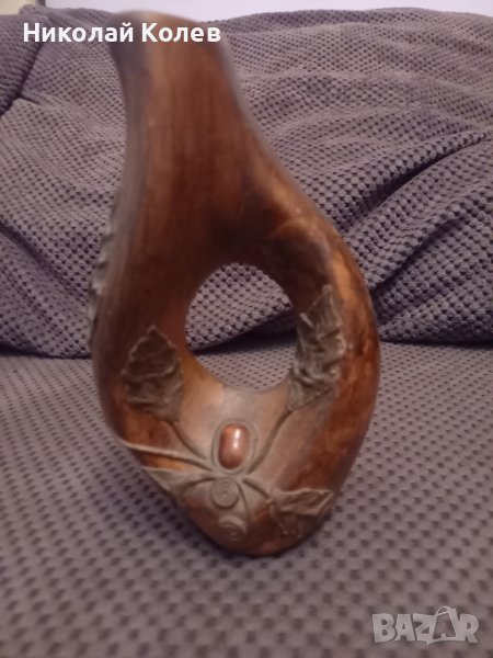 Интересна стомничка, пластика с кожа, снимка 1