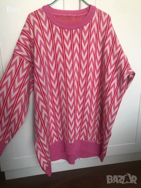 Широка плетена блуза, снимка 1