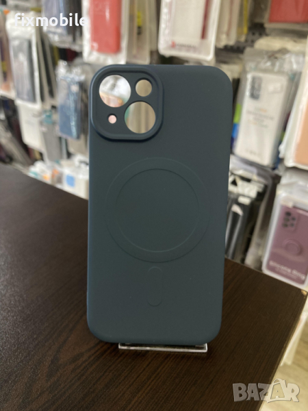 Apple iPhone 15 Силиконов кейс Mag Cover, снимка 1