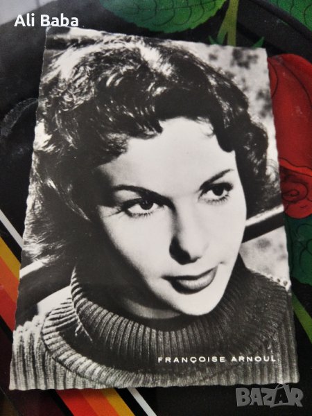 Картичка/снимка френската актриса Франсоаз Арнул , снимка 1