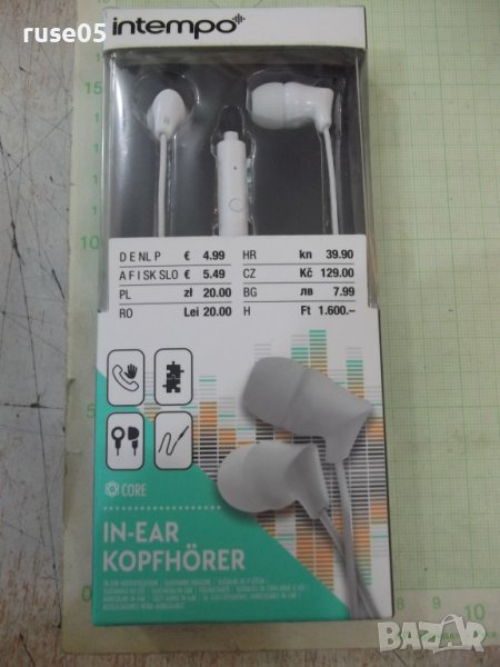 Слушалки "intempo - IN-EAR" нови, снимка 1