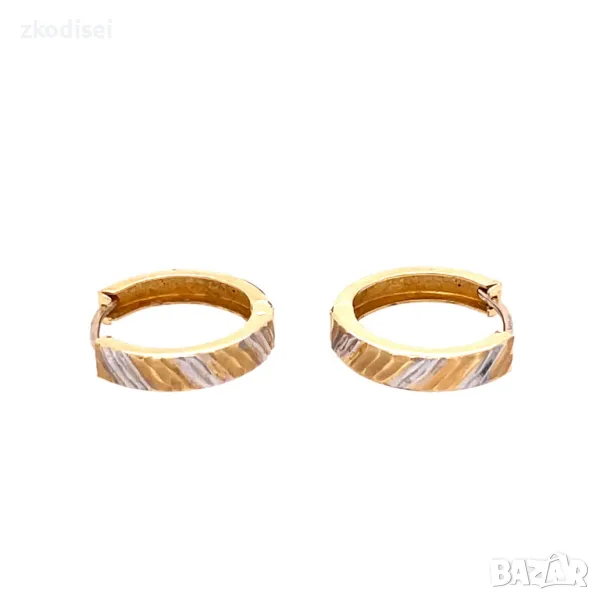 Златни обеци 1,77гр. 14кр. проба:585 модел:30562-1, снимка 1