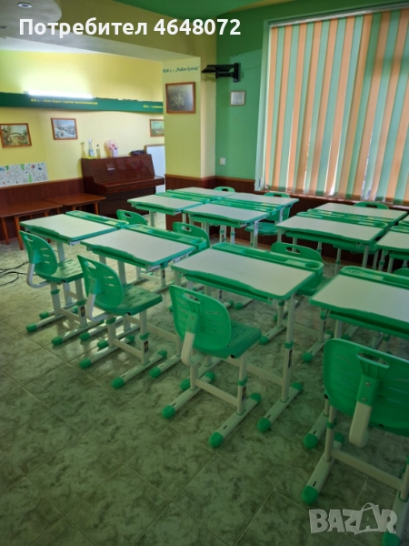 🧒✏️ Продавам детски чинове със столове – 12 броя!, снимка 1