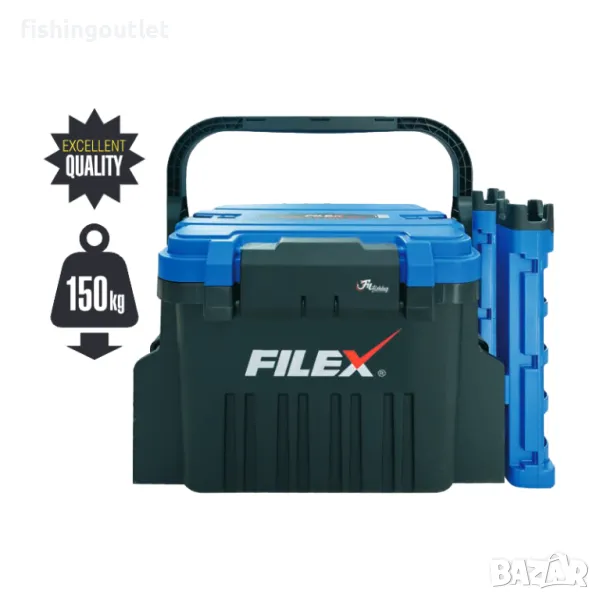 Рибарски куфар стол Fil Fishing TACKLE & SEAT BOX до 150кг товаримост, снимка 1