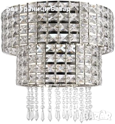 Нов Кристален абажур за таванна или висяща лампа осветление дом стая, снимка 1