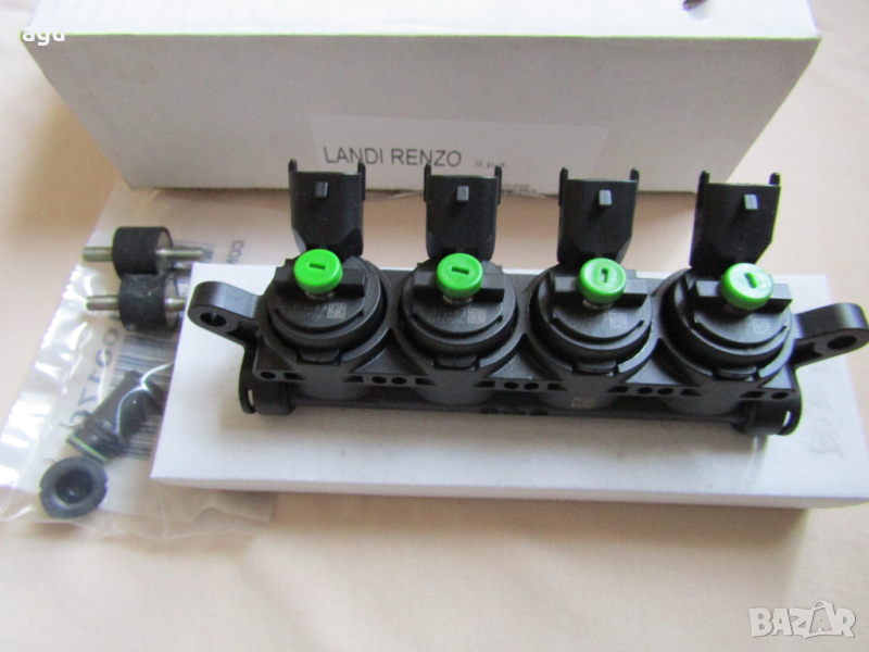 Landi Renzo GIRS12 за 4 цил/ зелена капачка/инжектор LPG CNG, снимка 1