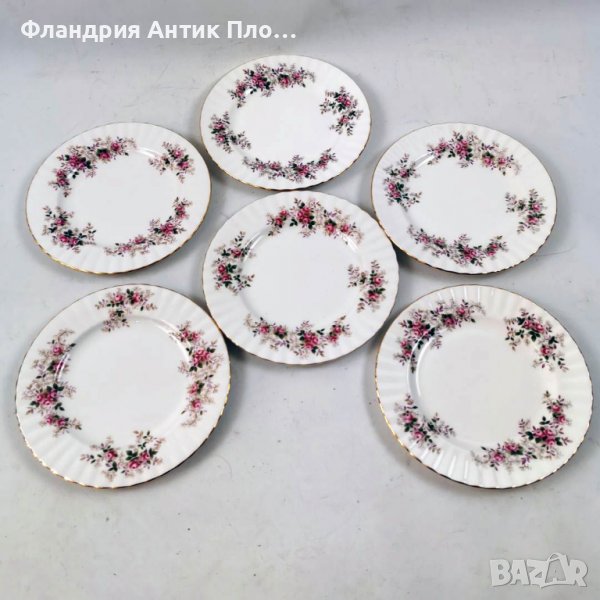 Чинии 6бр, Royal Albert Lavender Rose 18.5см, снимка 1