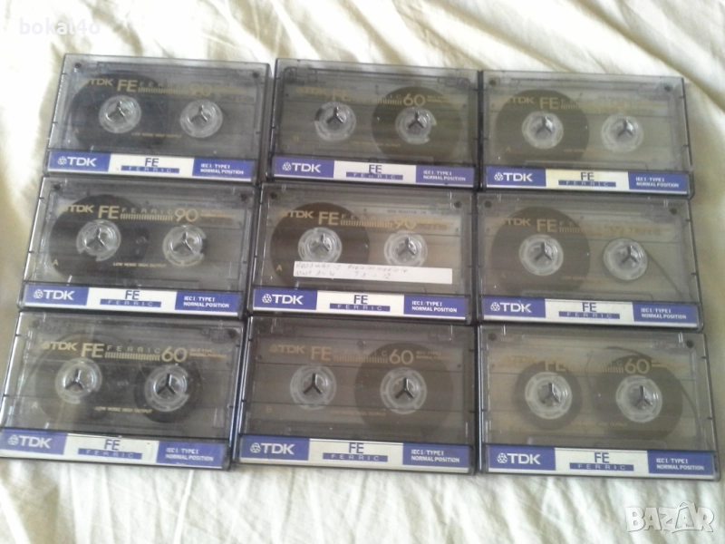 TDK FE - 90*60- ferric blank audio cassette tape, снимка 1