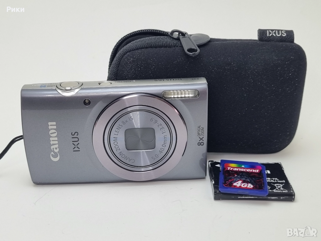 Canon IXY 160 IXUS 165 PowerShot ELPH 165 Digital Camera Silver, снимка 1