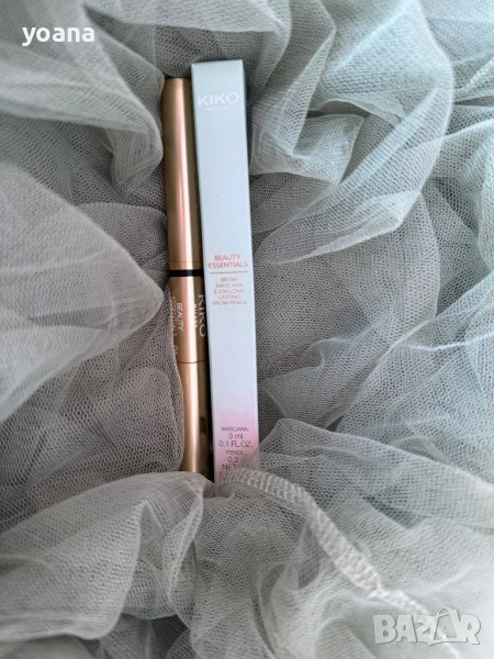KIKO Milano Beauty Essentials – Brow Mascara & Long Lasting Brow Pencil (N°2) Комплект за оформяне н, снимка 1