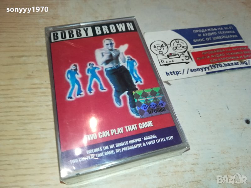 Bobby Brown ‎– Two Can Play That Game нова лицензна касета-NEW ORIGINAL TAE 0702241117, снимка 1
