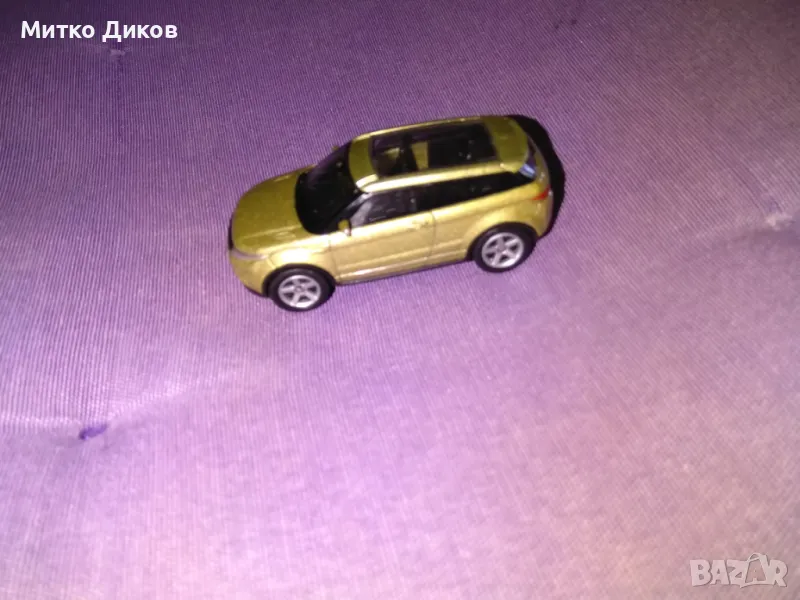 Маркова на Welly метална количка Land Rover нова, снимка 1