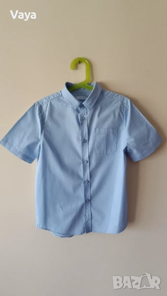 Детска светлосиня риза, р-р 134, снимка 1