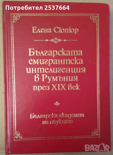 Българската емигрантска интелигенция в Румъния през 19 век  Елена Сюпюр, снимка 1