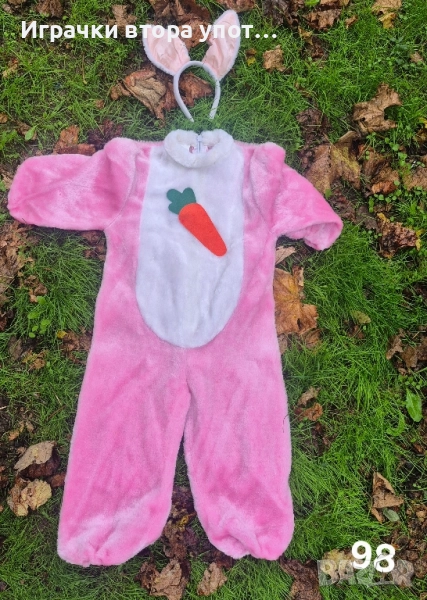 Костюм зайче 98, снимка 1